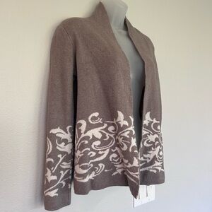 Benedetta B. Gorgeous Italian made open cardigan cashmere wool blend S